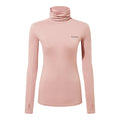 Faded Pink - Front - TOG24 Womens-Ladies Snowdon Roll Neck Thermal Top