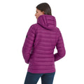 Purple Berry - Back - TOG24 Womens-Ladies North RDS Hooded Jacket