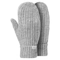 Mid Grey Marl - Front - TOG24 Rio Knitted Plain Mittens