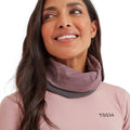 Mauve - Back - TOG24 Hedy Logo Polartech Multi-Functional Snood