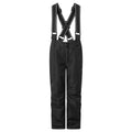 Black - Front - TOG24 Childrens-Kids Slalom Salopettes