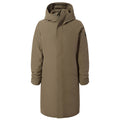 Khaki - Front - TOG24 Womens-Ladies Reiner Down Waterproof Parka