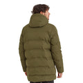 Khaki Green - Back - TOG24 Mens Brinkley Quilted Parka