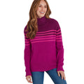 Purple Berry - Side - TOG24 Womens-Ladies Jesmin Knitted Jumper