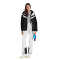 Black-Optic White - Side - TOG24 Womens-Ladies Panorama Ski Jacket