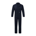 Navy Blue - Front - Fort Unisex Adult Zip Front Overalls