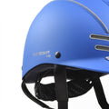 Blue-Silver - Back - Whitaker Childrens-Kids Club Riding Helmet