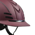 Burgundy-Black - Side - Whitaker Childrens-Kids Club Riding Helmet