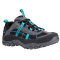 Charcoal-Teal - Front - Trespass Womens-Ladies Fell Lightweight Walking Shoes