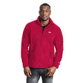 Red - Side - Trespass Mens Bernal Full Zip Fleece Jacket