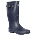 Navy - Front - Trespass Recon X Mens Waterproof Rubber Wellington Boots