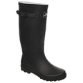 Black - Front - Trespass Recon X Mens Waterproof Rubber Wellington Boots