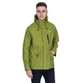 Cedar Green - Side - Trespass Mens Corvo Hooded Full Zip Waterproof Jacket-Coat