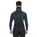 Black - Side - Trespass Mens Brawn Base Layer Compression Top