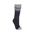 Black-Grey Marl - Side - Trespass Mens Hitched Two Tone Anti Blister Hiking Boot Socks (2 Pairs)