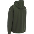 Olive - Back - Trespass Mens Accelerator II Waterproof Softshell Jacket