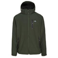 Olive - Front - Trespass Mens Accelerator II Waterproof Softshell Jacket