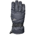 Black - Back - Trespass Mens Punch Waterproof Ski Gloves