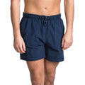 Navy - Close up - Trespass Mens Luena Swimming Shorts