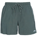 Olive - Front - Trespass Mens Luena Swimming Shorts