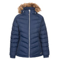 Navy - Front - Trespass Womens-Ladies Nadina Waterproof Padded Jacket