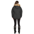 Black - Side - Trespass Womens-Ladies Nadina Waterproof Padded Jacket