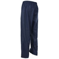 Dark Navy - Back - Trespass Adults Unisex Qikpac Overtrousers-Bottoms