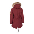 Dark Cherry - Back - Trespass Womens-Ladies Celebrity Insulated Longer Length Parka Jacket