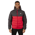 Red - Side - Trespass Mens Oskar Padded Jacket