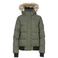 Moss - Front - Trespass Womens-Ladies Kendrick DLX Down Jacket