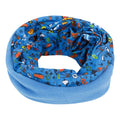 Cosmic Blue Print - Front - Trespass Childrens-Kids Callaghan Neckwarmer