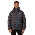 Navy - Close up - Trespass Mens Bosten Casual Padded Jacket