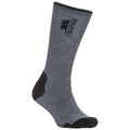 Carbon Marl - Side - Trespass Mens Way Fairer Trekking Socks