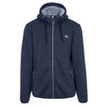 Navy Marl - Front - Trespass Mens Tableypipe Fleece Jacket