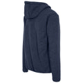 Navy Marl - Side - Trespass Mens Tableypipe Fleece Jacket