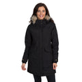 Black - Back - Trespass Womens-ladies Bettany Dlx Down Jacket