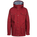 Merlot - Front - Trespass Mens Raharra Waterproof Jacket