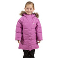 Deep Pink - Side - Trespass Girls Unique Padded Jacket