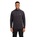 Charcoal Grey - Side - Trespass Mens Keynote Fleece Top