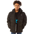 Black - Back - Trespass Boys Figo Puffer Jacket