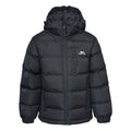 Black - Front - Trespass Boys Figo Puffer Jacket