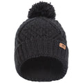 Black - Back - Trespass Womens-Ladies Zyra Knitted Beanie