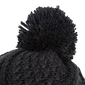 Black - Pack Shot - Trespass Womens-Ladies Zyra Knitted Beanie