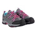 Grey - Side - Trespass Childrens-Kids Gillon II Walking Shoes