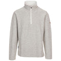 Off White - Front - Trespass Mens Taddingley Half Zip Sweatshirt