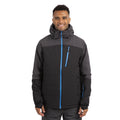 Black - Side - Trespass Mens Bowie Ski Jacket