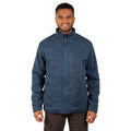 Smokey Blue - Side - Trespass Mens Ampney Marl Fleece Jacket