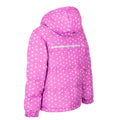 Deep Pink - Back - Trespass Girls Combine Padded Jacket