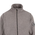 Storm Grey - Side - Trespass Mens Brack DLX Fleece Jacket