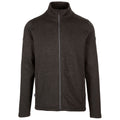 Dark Grey - Front - Trespass Mens Rundel Marl Fleece Jacket